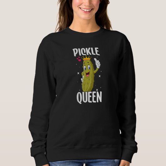 Pickle queen girls Cucumber Trui (Voorkant)