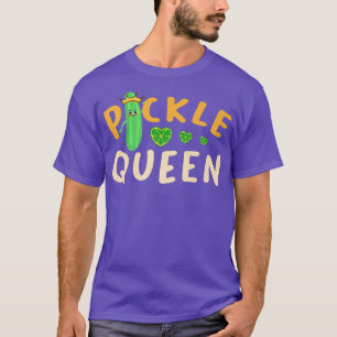 Pickle Queen Vegan PReserveer Cucumber Pickle Vege T-shirt