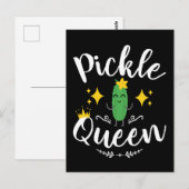 Pickle Queen Vrouwen Pickles Lover Briefkaart (Voorkant / Achterkant)