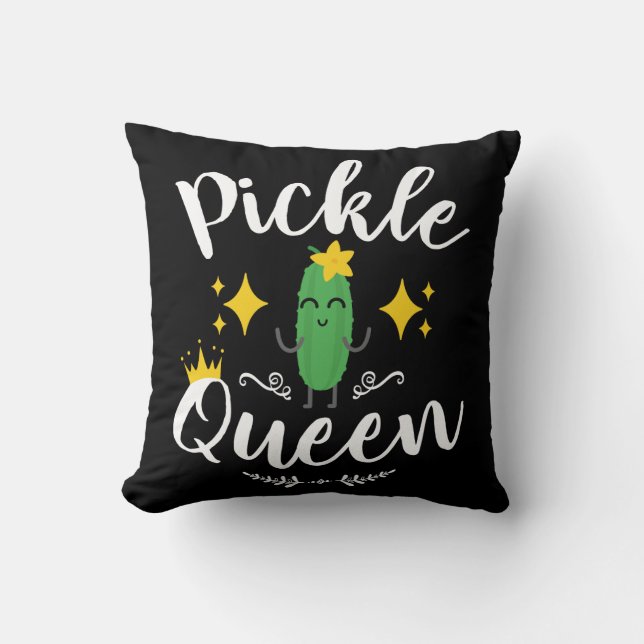 Pickle Queen Vrouwen Pickles Lover Kussen (Voorkant)