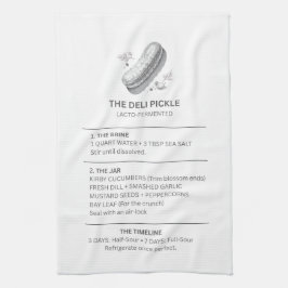 Pickle Recipe - Kitchen towel Theedoek