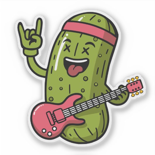 Pickle Rock Star Sticker (Voorkant)