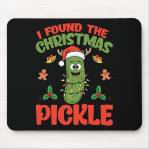 Pickle Santa Hat Kerstverlichting - Ik vond de ker Muismat
