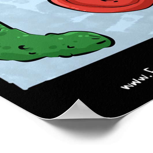 Pickle sikkelcelanemie bloedcel medisch t-shirt poster (Hoek)