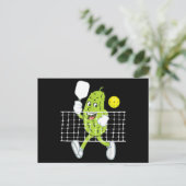 Pickle Speling Pickleball - Funny Pickleball Paddl Briefkaart (Staand voorkant)