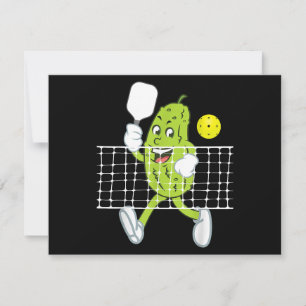 Pickle Speling Pickleball - Funny Pickleball Paddl Feestdagenkaart