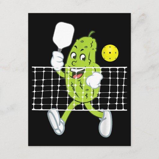 Pickle Speling Pickleball - Funny Pickleball Paddl Informatiekaartje (Voorkant)
