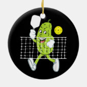 Pickle Speling Pickleball - Funny Pickleball Paddl Keramisch Ornament (Achterkant)