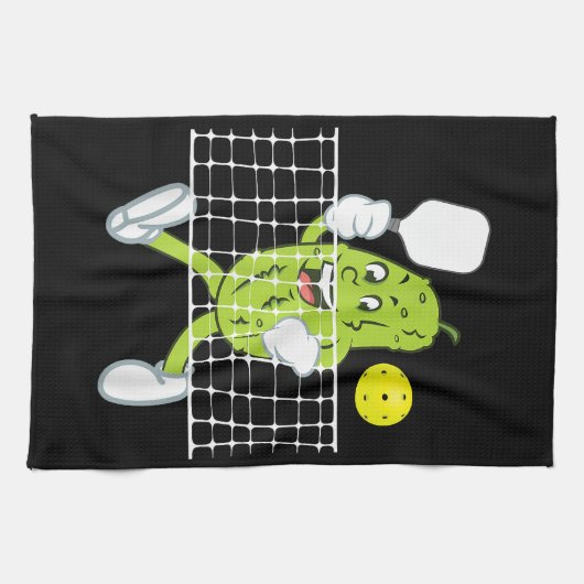 Pickle Speling Pickleball - Funny Pickleball Paddl Theedoek (Horizontaal)