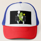 Pickle Speling Pickleball - Funny Pickleball Paddl Trucker Pet (Voorkant)