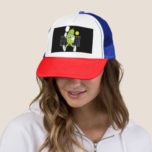 Pickle Speling Pickleball - Funny Pickleball Paddl Trucker Pet (In situ)