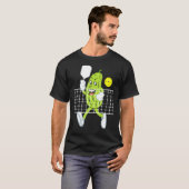 Pickle Speling Pickleball Funny Pickleball Paddle T-shirt (Voorkant volledig)