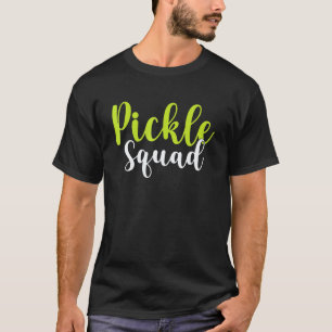 Pickle Squad Vegan Squad Komkommer Inmaak Quote W T-shirt