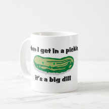 Pickle tasse de café