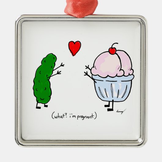 Pickle verliest Ice Cream Ornament (Voorkant)