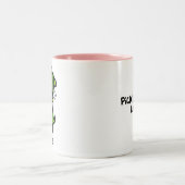 Pickle Weasel verliest me mok. Tweekleurige Koffiemok (Center)