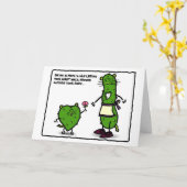 Pickle Weasel viert Moederdag! Kaart (Gele Bloem)