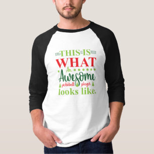 Pickle ziet eruit als leuke sporten Pickleball T-shirt