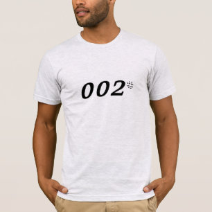 Pickleball 002 Zero Zero Two Secret Agent T-shirt