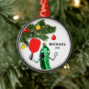 Pickleball 2024 Collectible Metalen Ornament