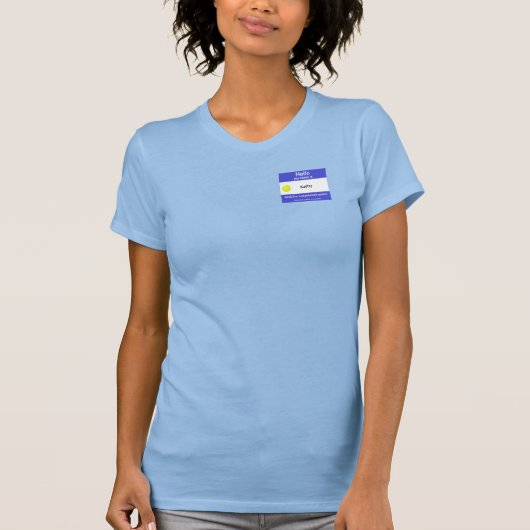 Pickleball Addicts Anonymous Nom Tag T-Shirt (Devant)