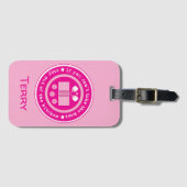 Pickleball: als je de aangepaste tekst voor warmte bagagelabel (Voorkant (horizontaal))