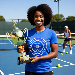 Pickleball: Als je de hitte niet kunt nemen / blau T-shirt