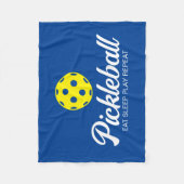 Pickleball amant flece couverture avec une citatio (Devant)