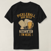 Pickleball and Beer Classic TShirt (Design voorkant)