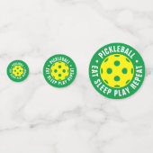 Pickleball Anniversaire confetti pour la célébrati (Derrière)