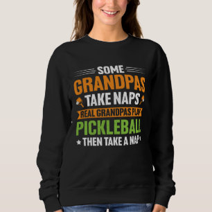 PICKLEBALL Antieke Retro Team Familie Pickle Bal 1 Trui