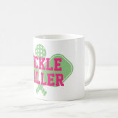 Pickleball Baller Custom Pickleball Coffee Mug (Devant droit)