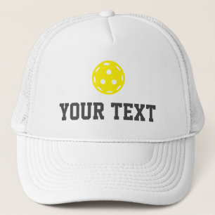Pickleball Baller Funny Custom Text Name Trucker Pet