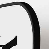 Pickleball Baller - Gepersonaliseerde naam Pickleball Paddle (Links Detail)