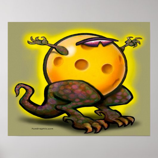 Pickleball Beast Poster (Voorkant)