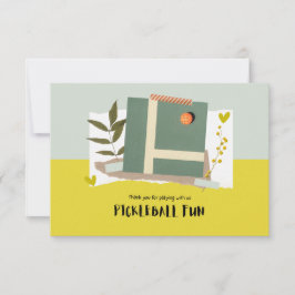 Pickleball Bedankkaart