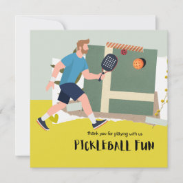Pickleball Bedankkaart