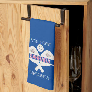 Pickleball Best Grandma Floral Paddle Theedoek