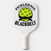 Pickleball Blackbelt - Grappige Pickleball Meester Paddle (Achterkant)