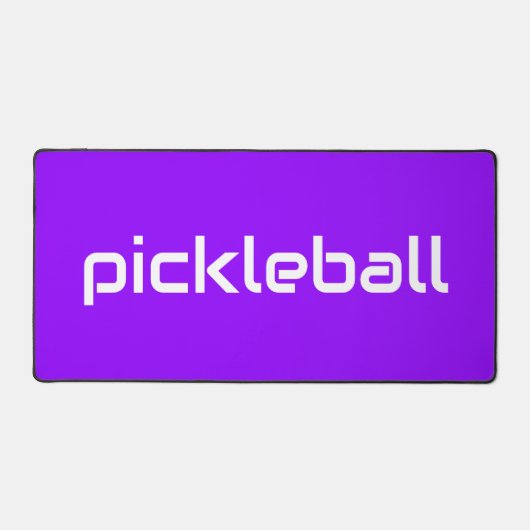 PICKLEBALL Blanc Moderne Raffiné Sur Violet Clair (Recto)