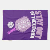 Pickleball - Blijf uit de keuken Theedoek (Horizontaal)