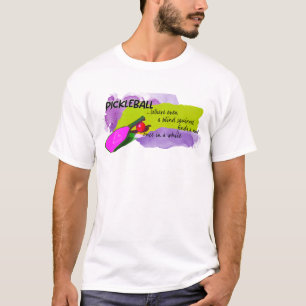 pickleball-blinde eekhoorn t-shirt