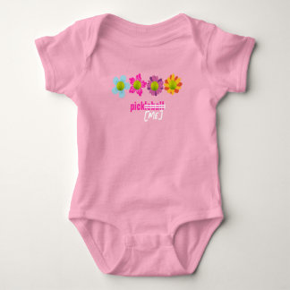 🌼 🌻 🌺 Pickleball bloemen Kies voor een roze Romper