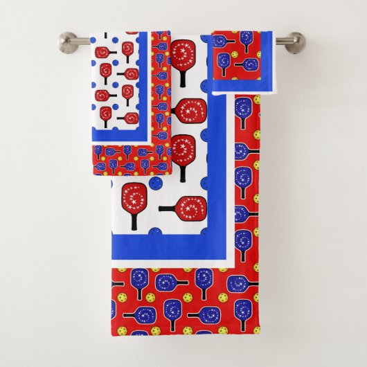 Pickleball Blue Paddles Yellow Balls 4 juillet (En situation)