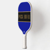 PICKLEBALL Bold Geraffineerde Marine Rode Zwarte S Pickleball Paddle (Links)