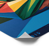 Pickleball Bright Team Jester Paddle Wall Poster (Hoek)