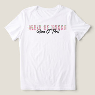 Pickleball Bruidsfeest Maîtresse van de Eer Persoo Tri-Blend Shirt