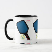 Pickleball café tasse (Gauche)