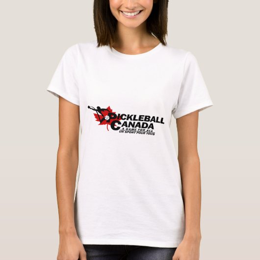 Pickleball Canada Organization Logo T-shirt (Voorkant)