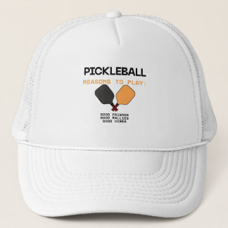 Pickleball Cap – Reasons to Play Trucker Pet